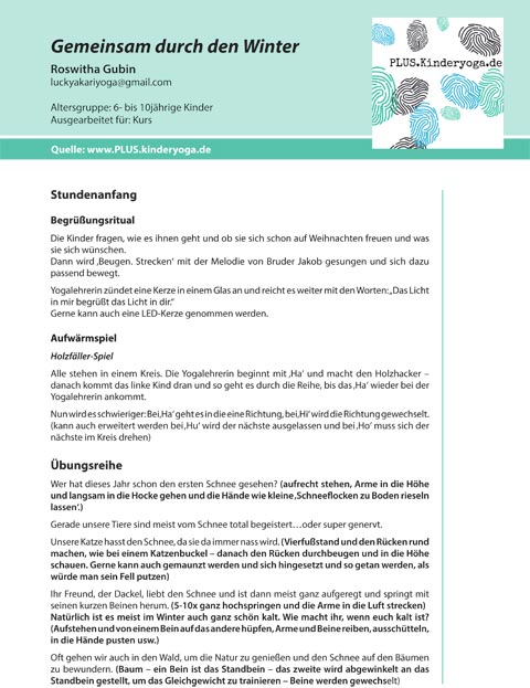 Gemeinsam durch den Winter